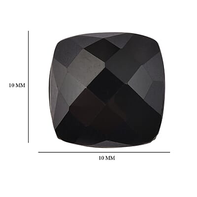Thai Black Spinel (Cush 10x10 mm) 4.37 ctw