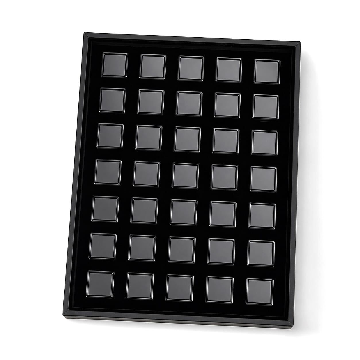 Livmore Black 35pcs Loose Gemstone Display Jewelry Box