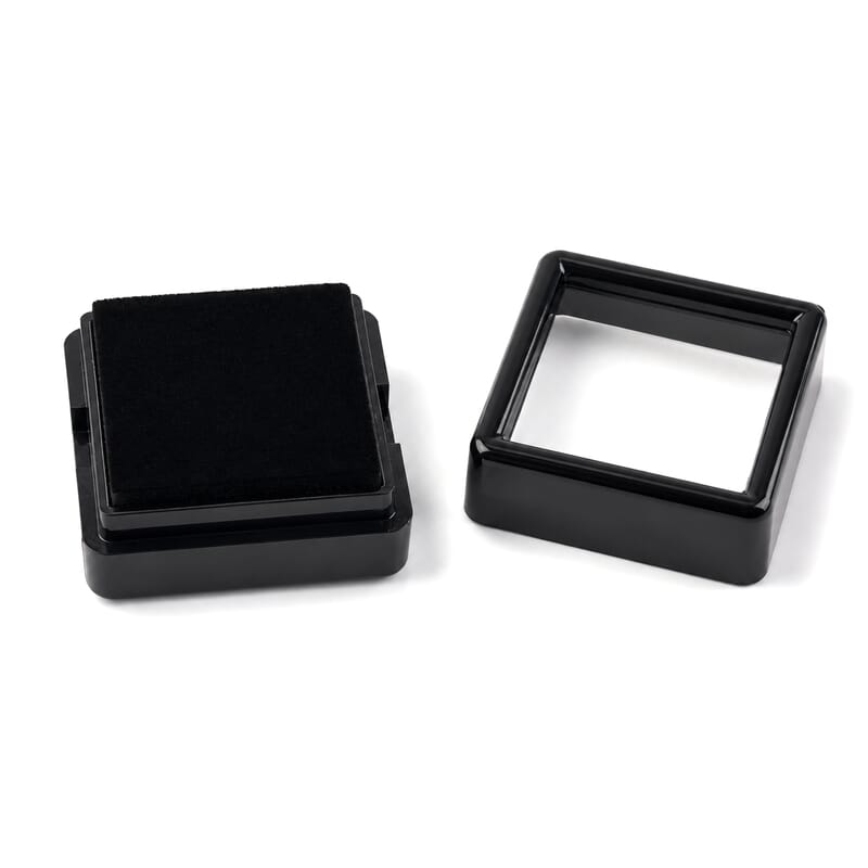 Livmore Black 35pcs Loose Gemstone Display Jewelry Box