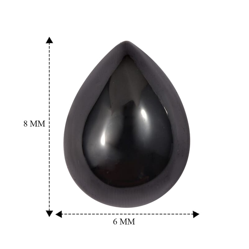 Thai Black Spinel (Pear) 1.61 ctw