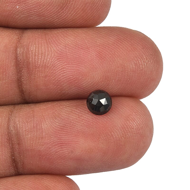 Thai Black Spinel Set of 3 (Rnd 5 mm) 1.66 ctw