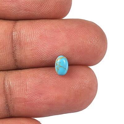 Blue Mojave Turquoise Set of 3 (Ovl 6x4 mm) 1.17 ctw