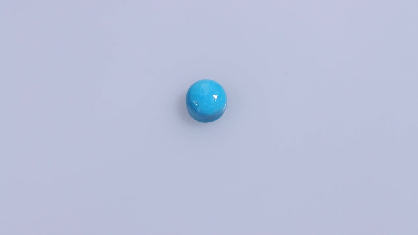 Blue Ridge Turquoise (Rnd 7 mm) 1.28 ctw