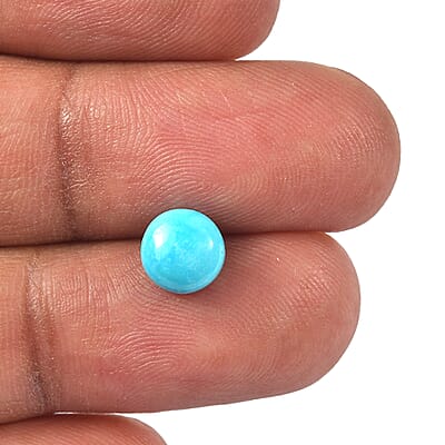 Blue Ridge Turquoise (Rnd 7 mm) 1.28 ctw