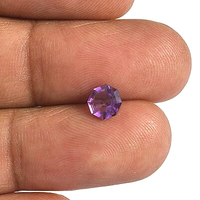 AA Bolivian Amethyst Set of 2 (Oct 6 mm) 1.33 ctw