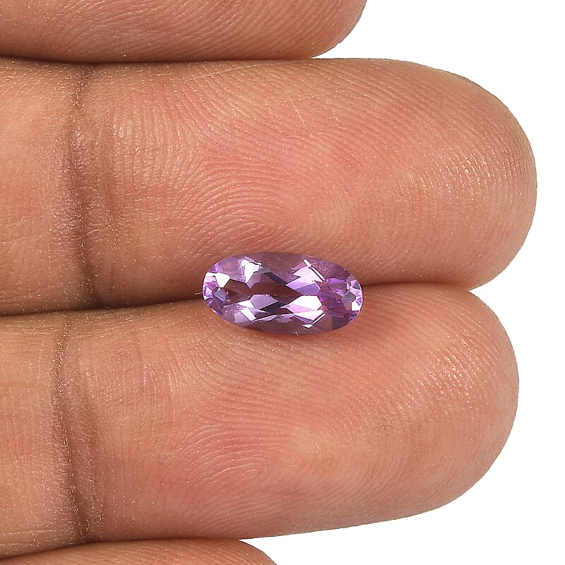 AA Bolivian Amethyst Set of 2 (Ovl 10x5 mm) 1.96 ctw