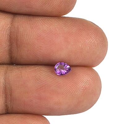 AA Bolivian Amethyst Set of 3 (Pear 5x4 mm) 0.80 ctw