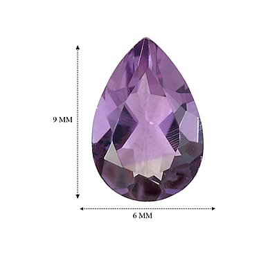 Bolivian Amethyst (Pear 9x6 mm) 1.05 ctw