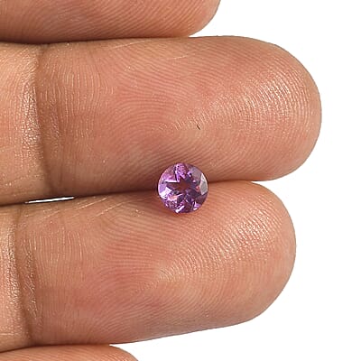 AA Bolivian Amethyst Set of 2 (Rnd 5 mm) 0.82 ctw
