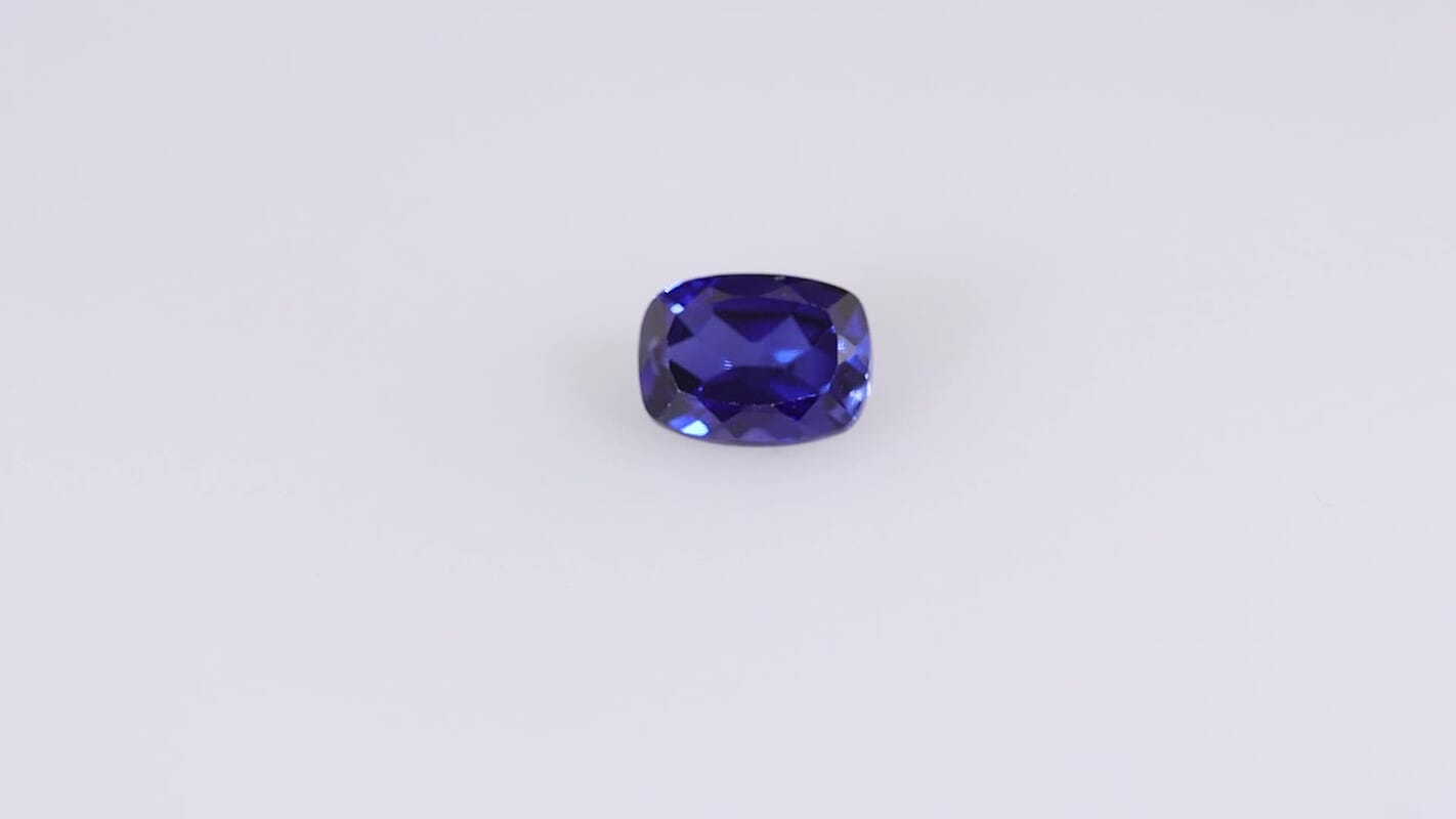 Lab Created Blue Sapphire (Cush 8x6 mm) 1.50 ctw