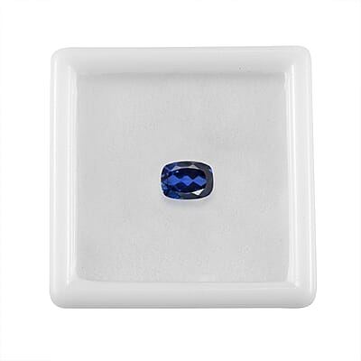 Lab Created Blue Sapphire (Cush 8x6 mm) 1.50 ctw