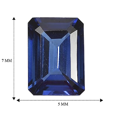 Lab Created Blue Sapphire (Oct 7x5 mm) 1.35 ctw