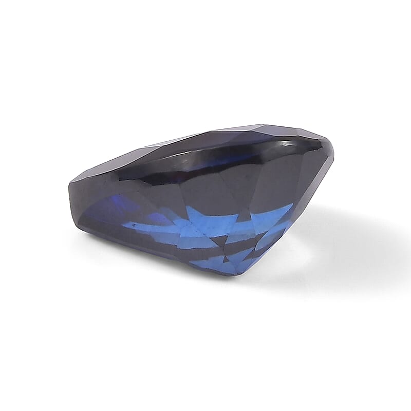 Lab Created Blue Sapphire Set of 2 (Pear 7x5 mm) 1.60 ctw