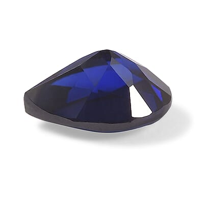 Lab Created Blue Sapphire Set of 2 (Pear 7x5 mm) 1.60 ctw