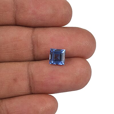 Lab Created Blue Sapphire (Sqr 7 mm) 2.19 ctw