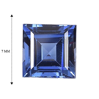 Lab Created Blue Sapphire (Sqr 7 mm) 2.19 ctw