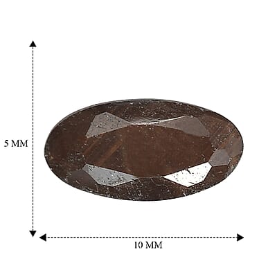 Chocolate Sapphire (Ovl 10x5 mm) 1.20 ctw