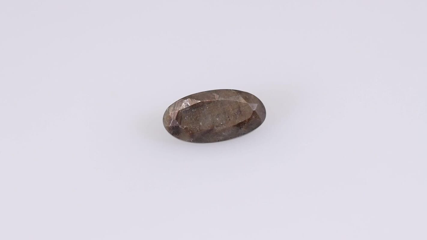 Chocolate Sapphire (Ovl 12x6 mm) 2.48 ctw