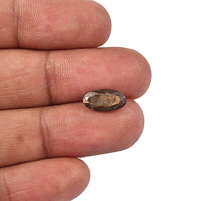 Chocolate Sapphire (Ovl 12x6 mm) 2.48 ctw