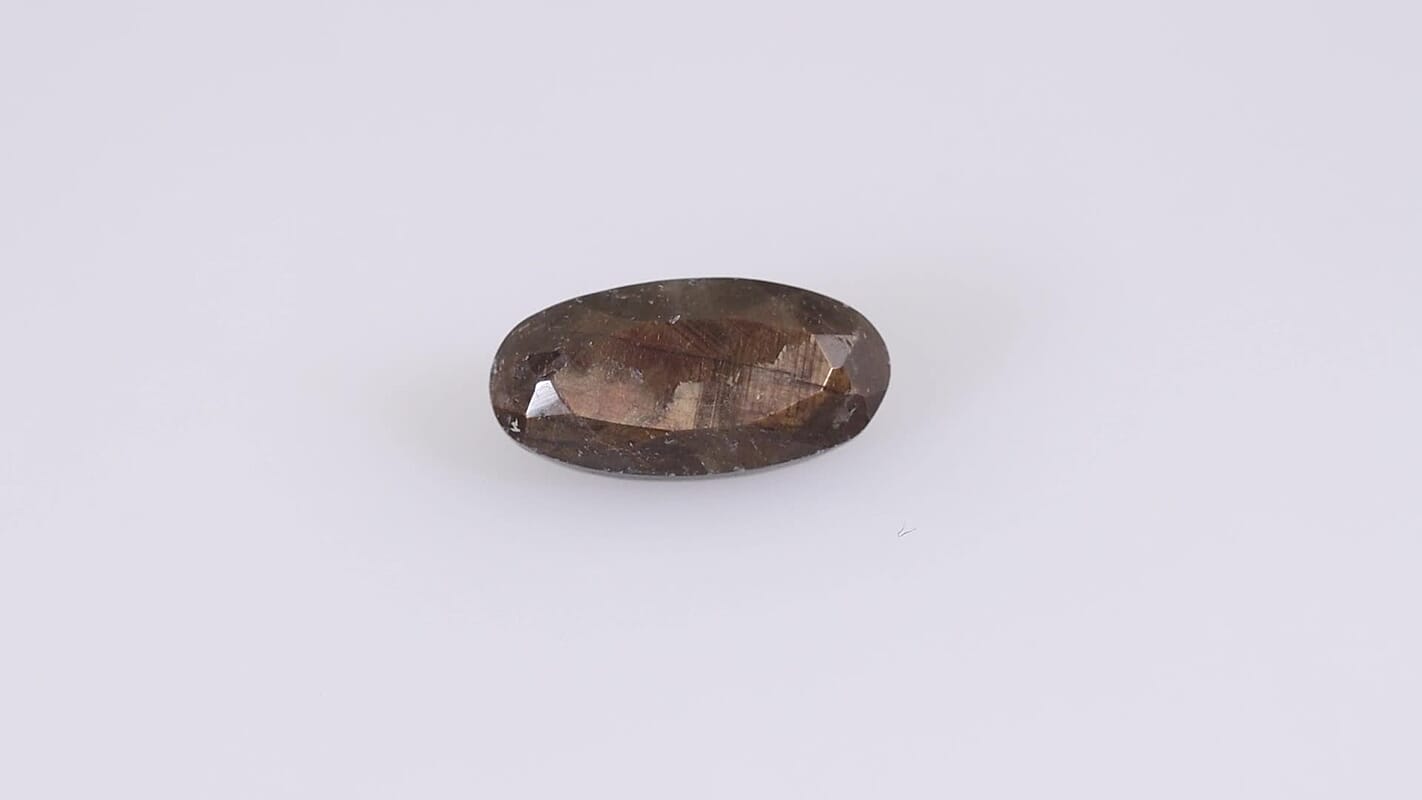 Chocolate Sapphire (Ovl 14x7 mm) 4.19 ctw