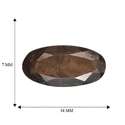 Chocolate Sapphire (Ovl 14x7 mm) 4.19 ctw