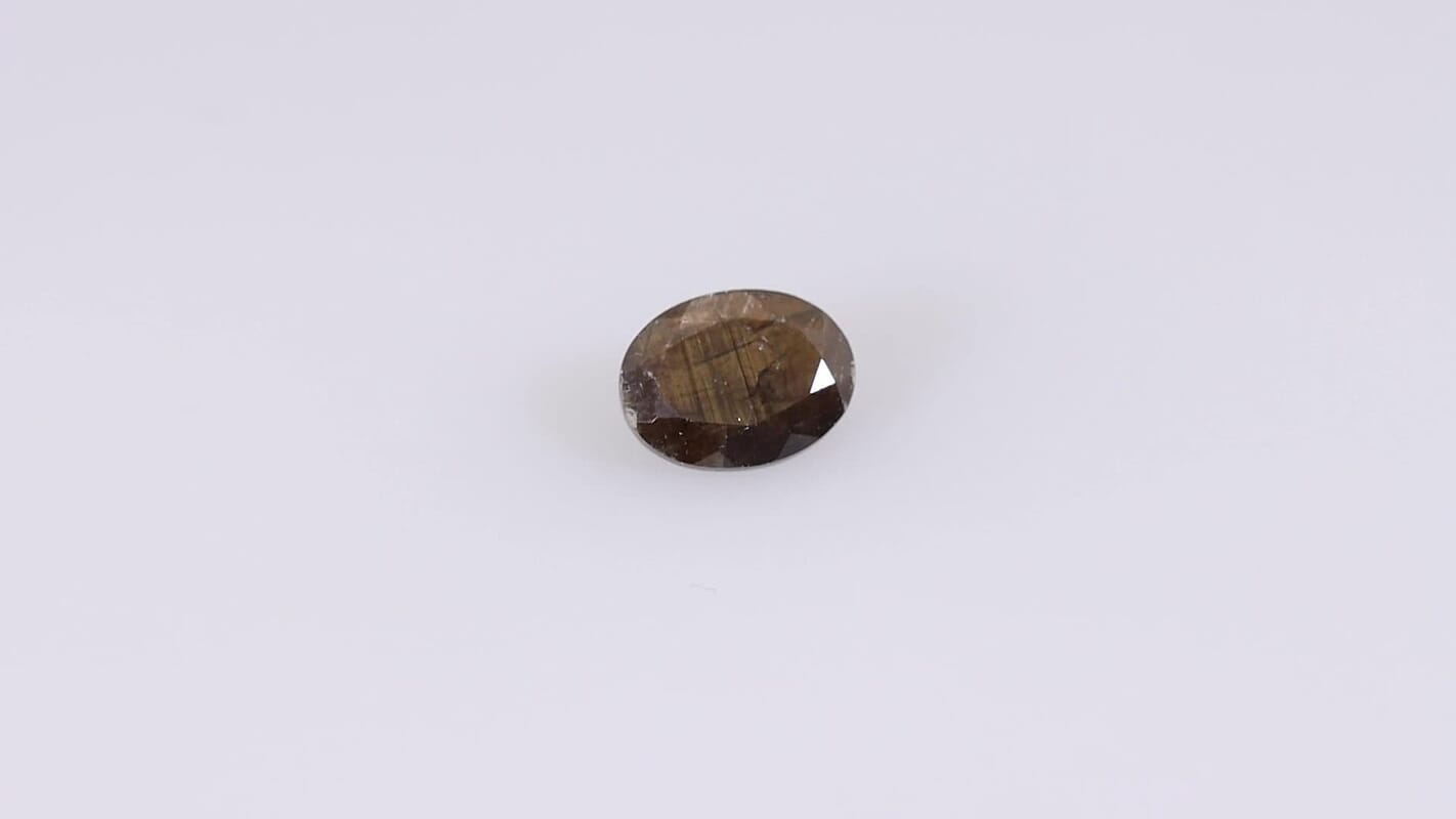 Chocolate Sapphire (Ovl 8x6 mm) 1.23 ctw