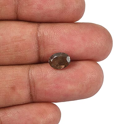 Chocolate Sapphire (Ovl 8x6 mm) 1.23 ctw
