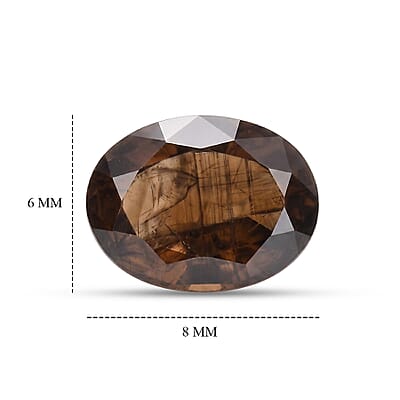 Chocolate Sapphire (Ovl 8x6 mm) 1.23 ctw