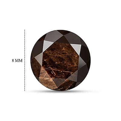Chocolate Sapphire (Rnd 8 mm) 2.41 ctw