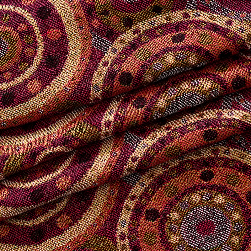 La Marey Pink Set of 3 Jacquard Scarf