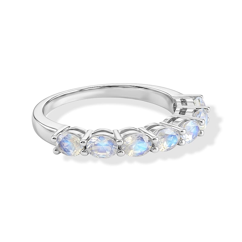 White Moonstone 1.25 ctw Ring in Sterling Silver