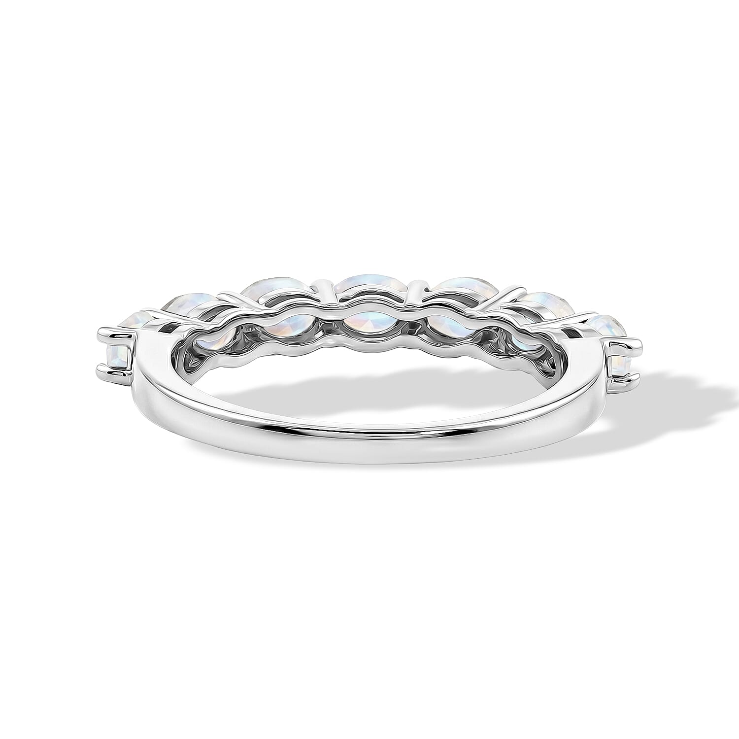 White Moonstone 1.25 ctw Ring in Sterling Silver