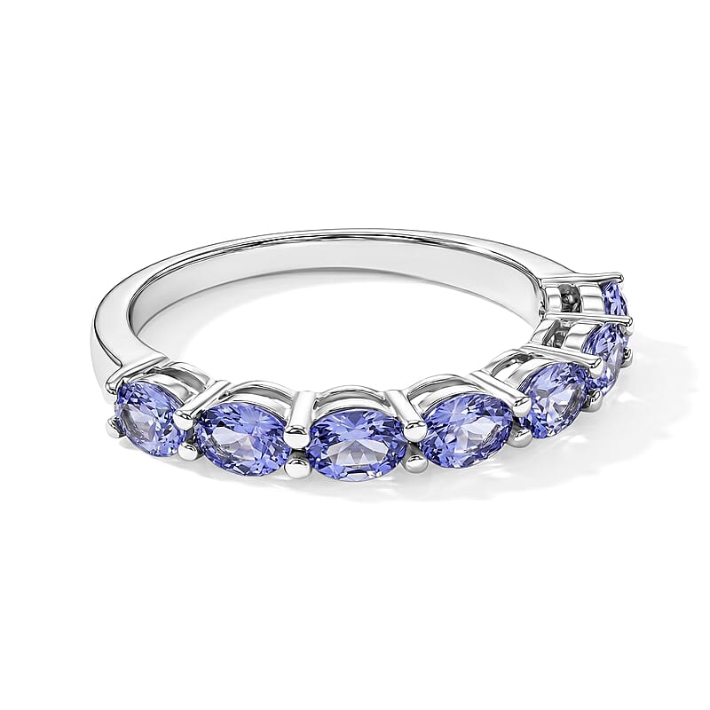 Tanzanite 1.25 ctw Ring in Sterling Silver (Size 6)