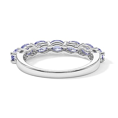 Tanzanite 1.25 ctw Ring in Sterling Silver (Size 6)