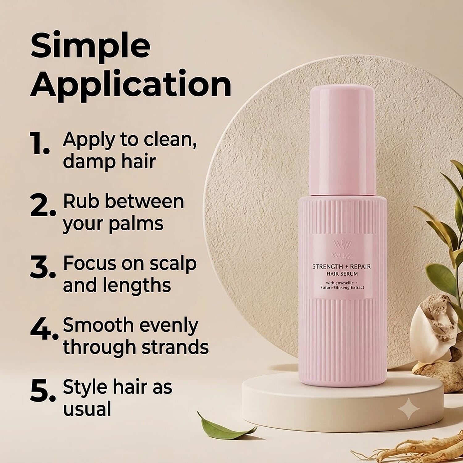 Vike Strength Repair Hair Serum
