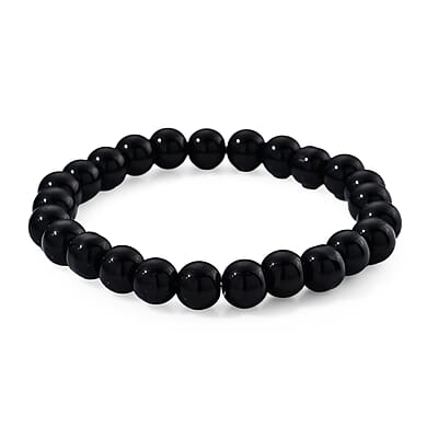 Glass Beaded Stretch Bracelet (6.5-7In)