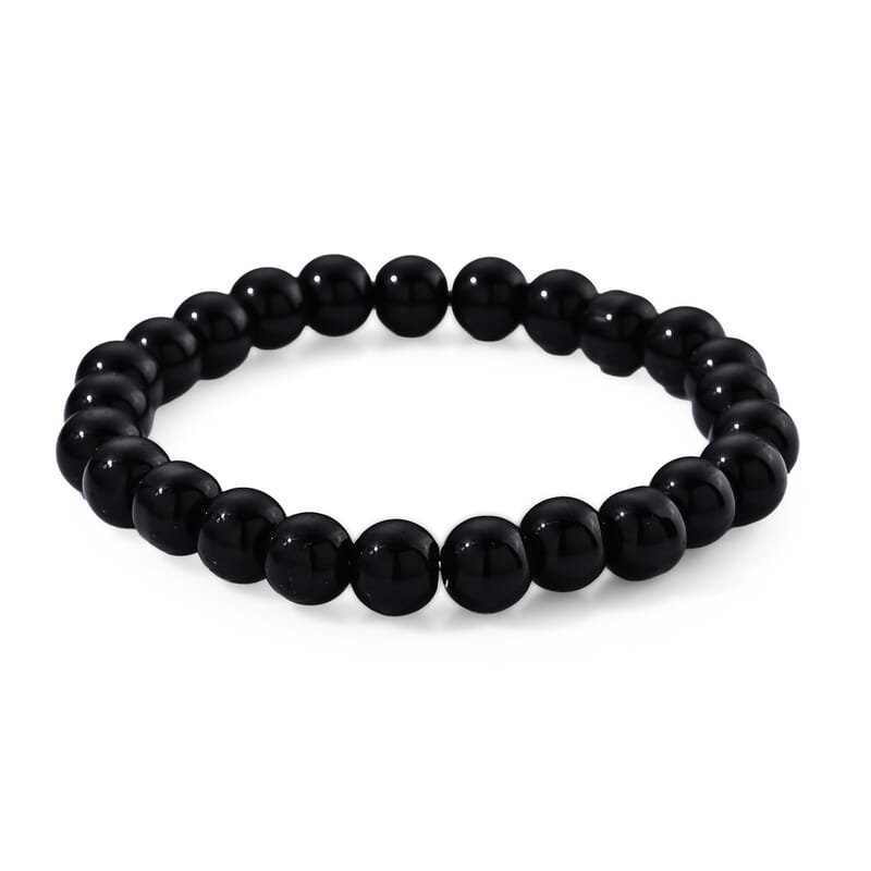 Glass Beaded Stretch Bracelet (6.5-7In)