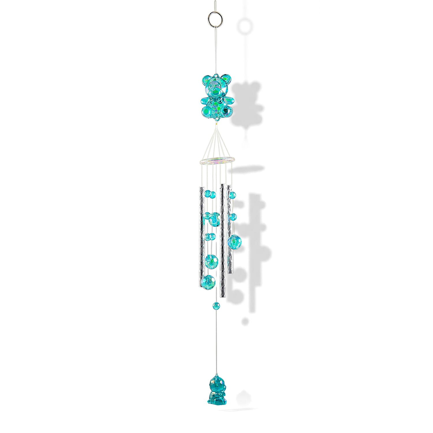 Closeout Beaded Acrylic Chime - Teddy Bear-2