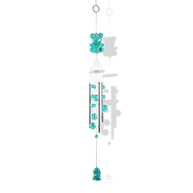 Closeout Beaded Acrylic Chime - Teddy Bear-2