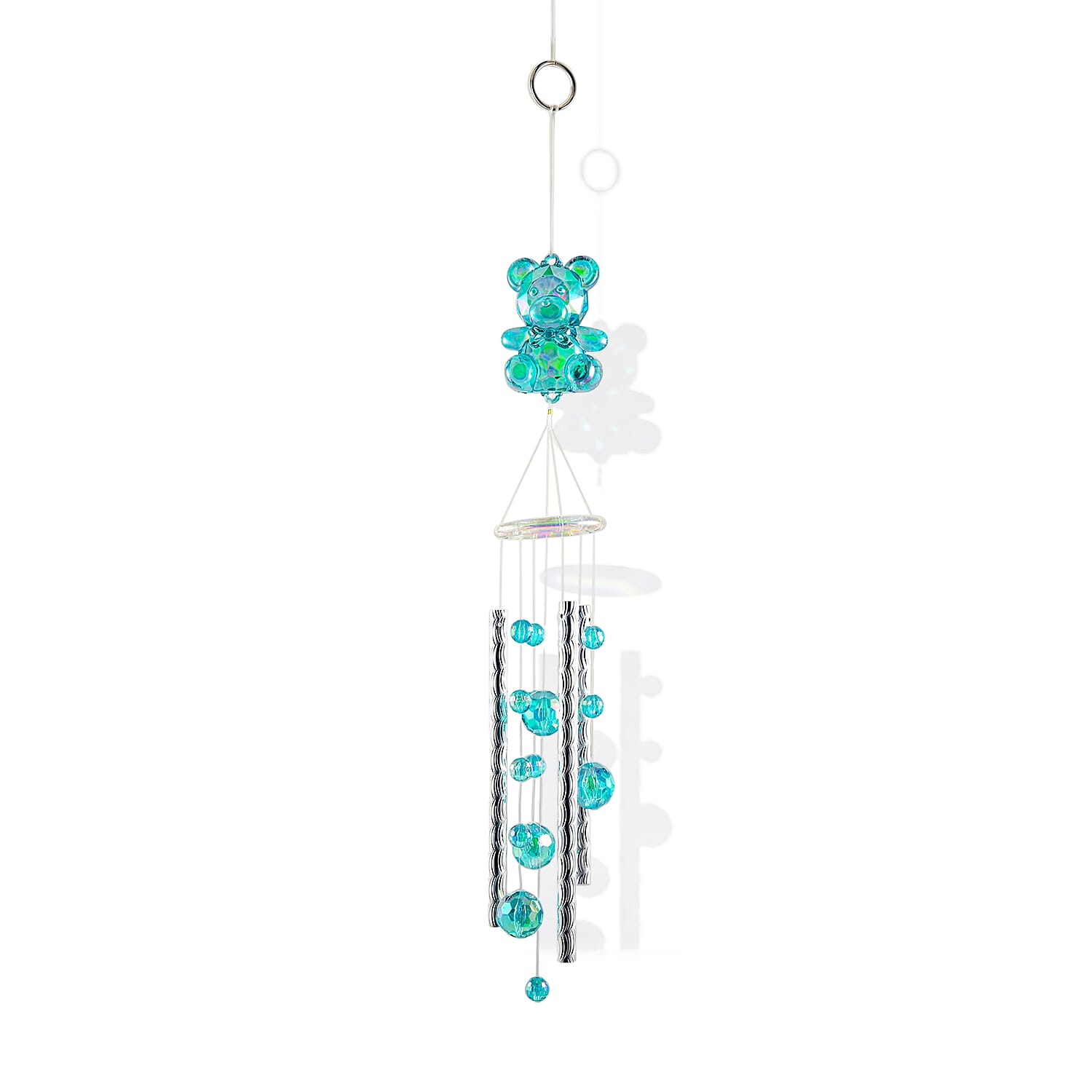 Closeout Beaded Acrylic Chime - Teddy Bear-2