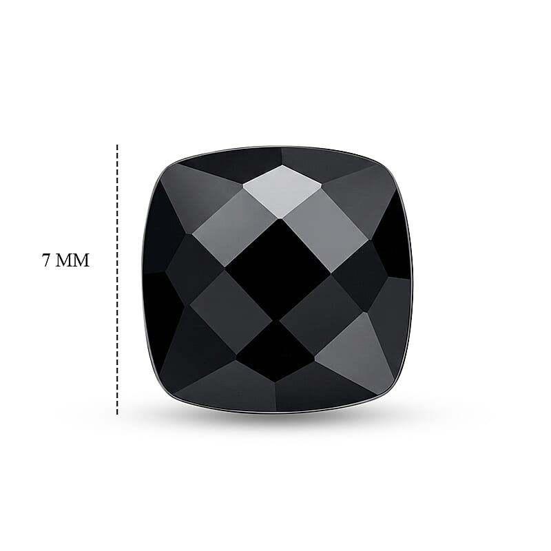 Black Onyx (Cush 7x7 mm) 1.30 ctw