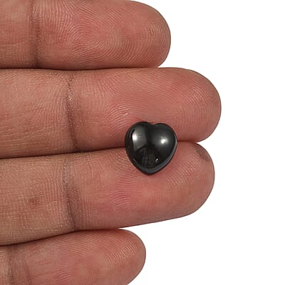 Black Onyx Set of 2 (Hrt 10 mm) 5.21 ctw