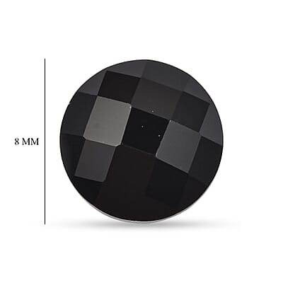 Black Onyx (Rnd 8 mm) 1.82 ctw