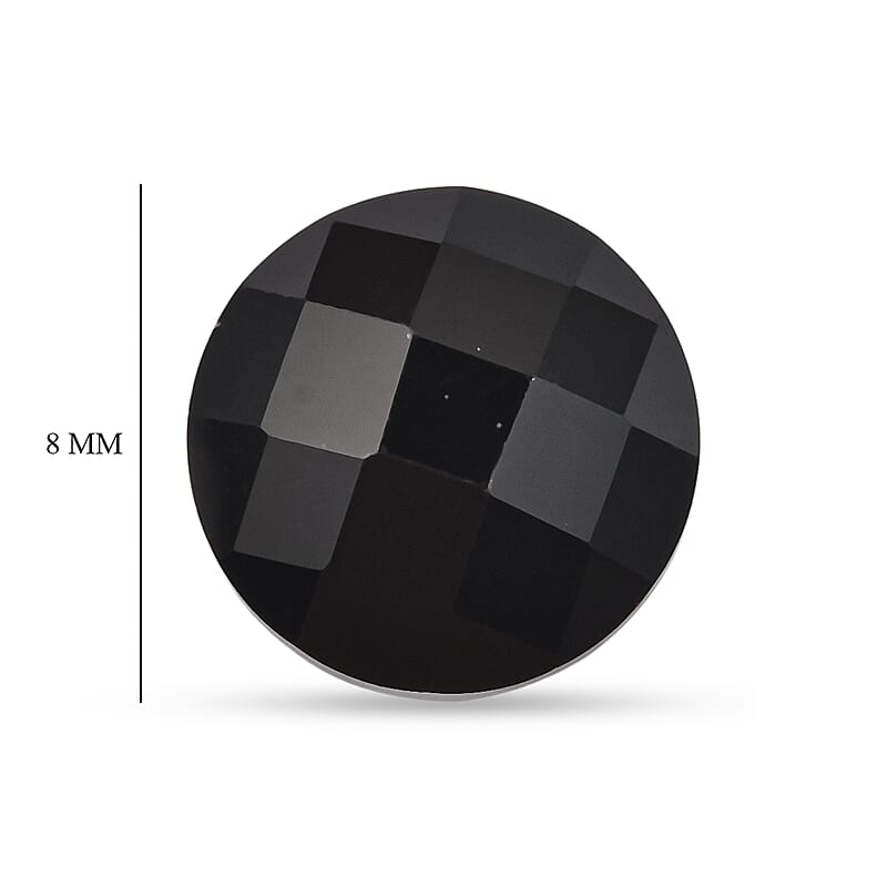 Black Onyx (Rnd 8 mm) 1.82 ctw
