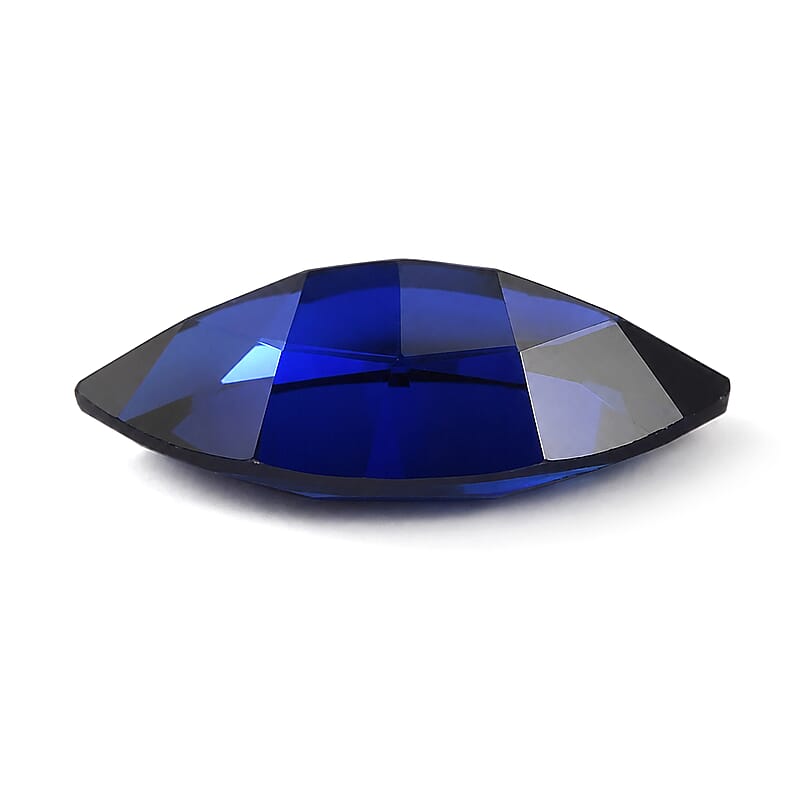 Lab Created Blue Sapphire Set of 4 (Mrq 6x3 mm) 1.00 ctw