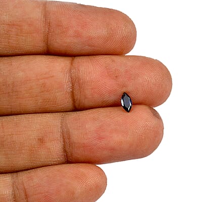Lab Created Blue Sapphire Set of 4 (Mrq 6x3 mm) 1.00 ctw