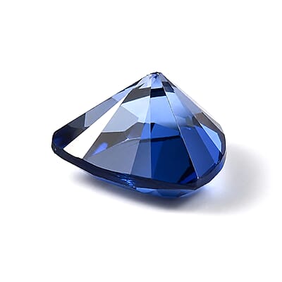 Lab Created Blue Sapphire Set of 2 (Tril 6 mm) 1.73 ctw