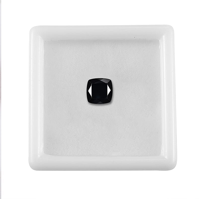 Black Tourmaline (Cush 7x7 mm) 1.30 ctw