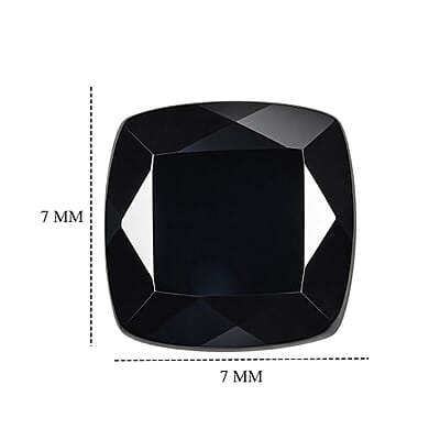 Black Tourmaline (Cush 7x7 mm) 1.30 ctw