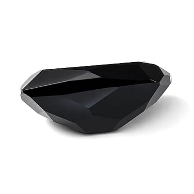 Black Tourmaline Set of 2 (Cush 8x6 mm) 2.55 ctw